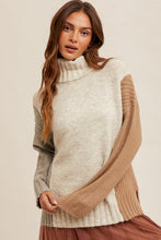 BRUSHED YARN TURTLENECK