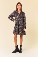 Cotton Floral Print Mini Dress