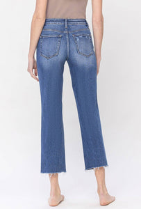 Lovervet High Rise Crop Straight Jeans