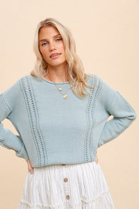 Sage Cable Sweater